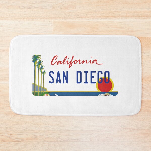 Item preview, San Diego, California License Plate designed and sold by Avery Brown Design.