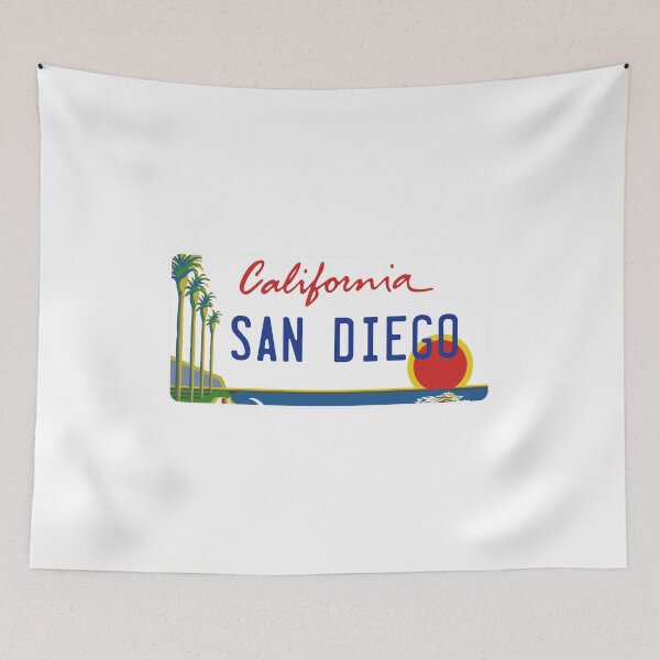 Item preview, San Diego, California License Plate designed and sold by Avery Brown Design.