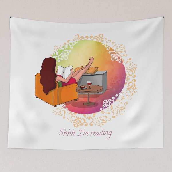 Item preview, Shhh. I'm reading. designed and sold by LianeCarmen.