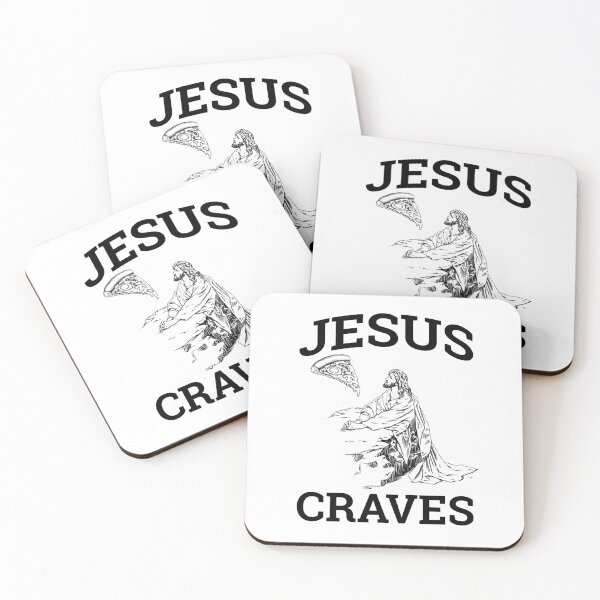 Item preview, Jesus Craves Pizza  designed and sold by The Junto Shop.