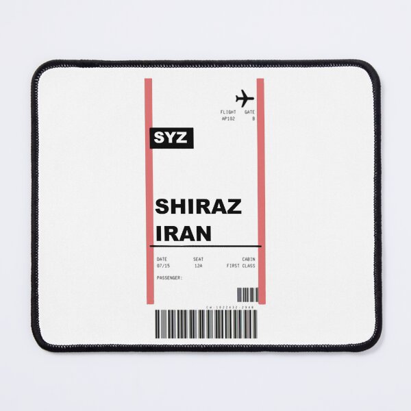 Item preview, Shiraz Boarding Pass designed and sold by rozahad.