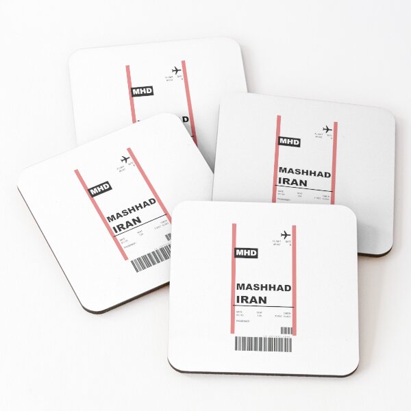 Item preview, Mashhad Boarding Pass designed and sold by rozahad.