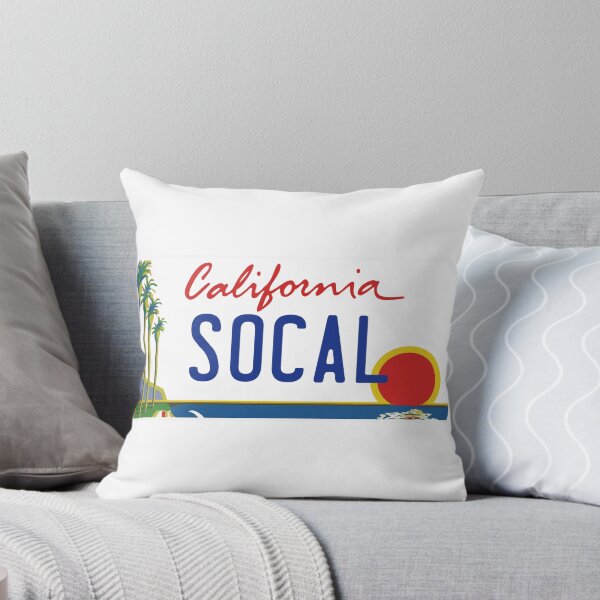 Aperçu de l'œuvre Plaque d'immatriculation californienne - Socal créée et vendue par Avery Brown Design.