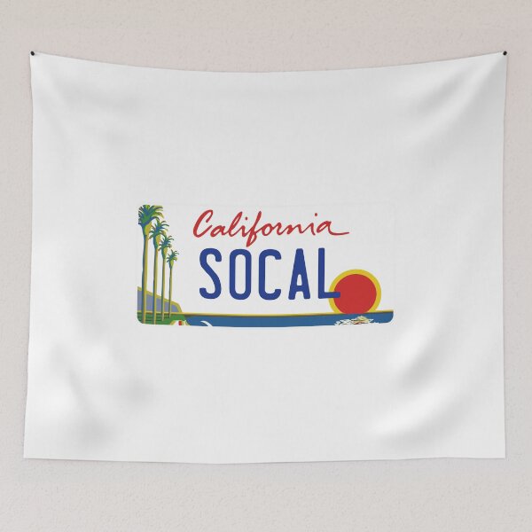 Item preview, California License Plate - Socal designed and sold by Avery Brown Design.