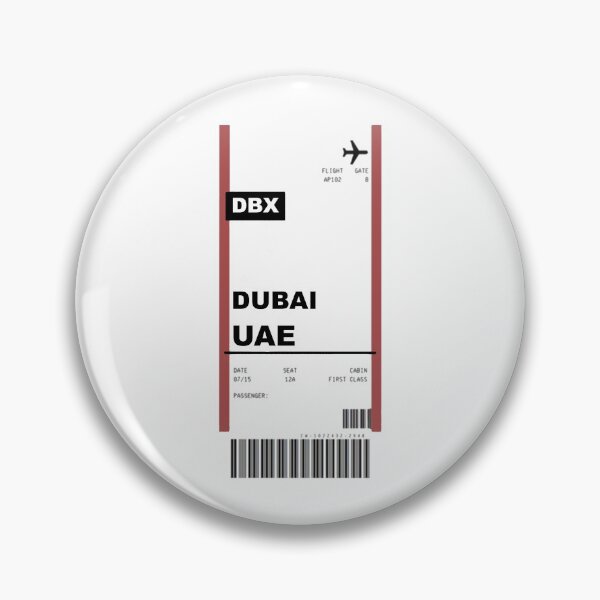 Item preview, Dubai Boarding Pass designed and sold by rozahad.
