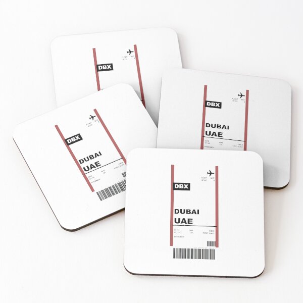 Item preview, Dubai Boarding Pass designed and sold by rozahad.