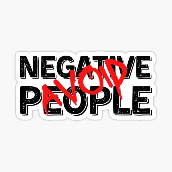 Item preview, Avoid Negative People designed and sold by GuwdTCo.