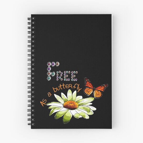 Item preview, Free as a butterfly, black background designed and sold by CPFcreation.