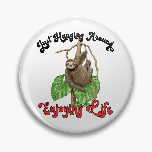 Item preview, Lazy Sloth Just Hanging Around Enjoying Life in the Tree designed and sold by TJHstudio.