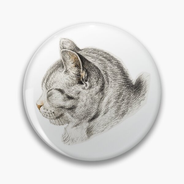 Item preview, Sketch of a cat (1813) designed and sold by HistoricCats.