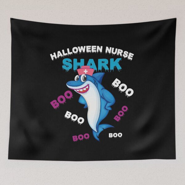 Item preview, Halloween Nurse Shark Boo Boo Boo - Halloween Nurse Party Costume  designed and sold by Usoubmaster.