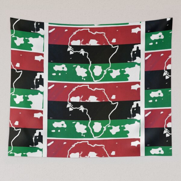 Item preview, Raised Fist Africa Pride Shattered Pan African Power designed and sold by shopghita45.