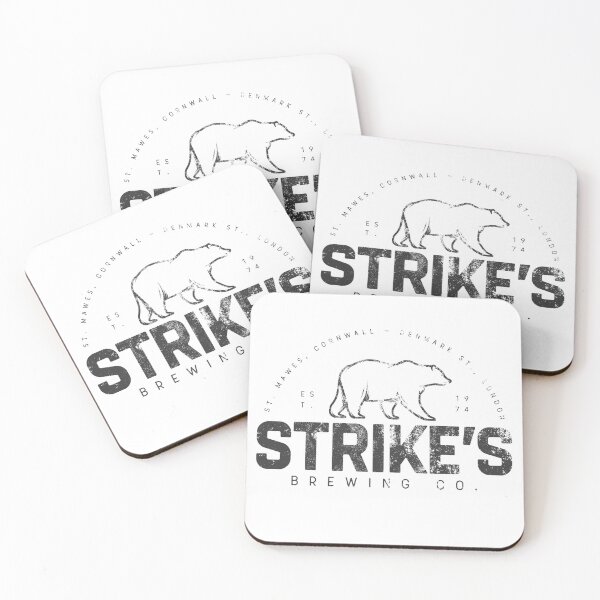 Item preview, Strike's Brewing Co. - Dark Grey (Inspired by C. B. Strike Series) designed and sold by wxnw-designs.