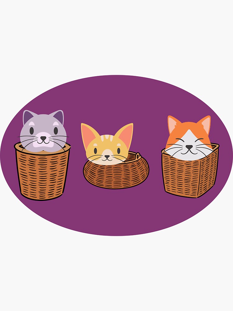 Baskets Of Cats by BJEdesign