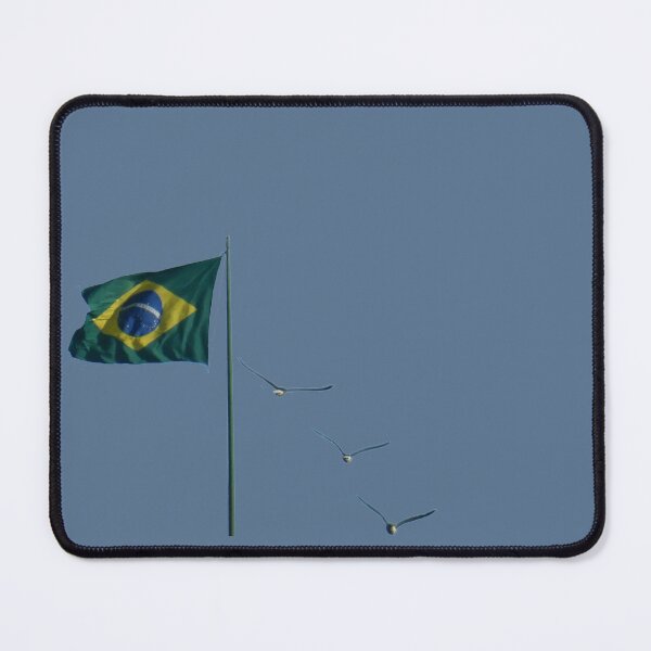 Winds of Brazil - blue Mouse Pad