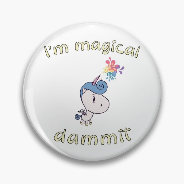 Item preview, Because I'm Magical Unicorn Pegasus Cartoon Funny Tshirt designed and sold by PixiesPlace.