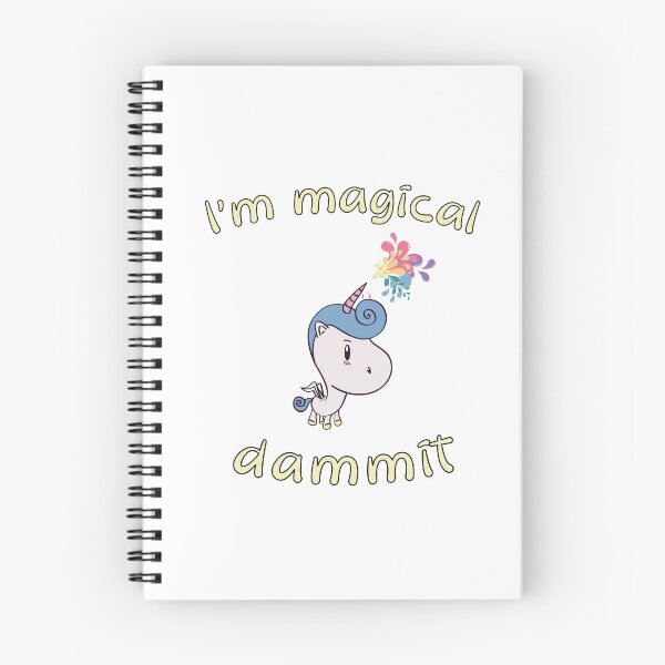Item preview, Because I'm Magical Unicorn Pegasus Cartoon Funny Tshirt designed and sold by PixiesPlace.