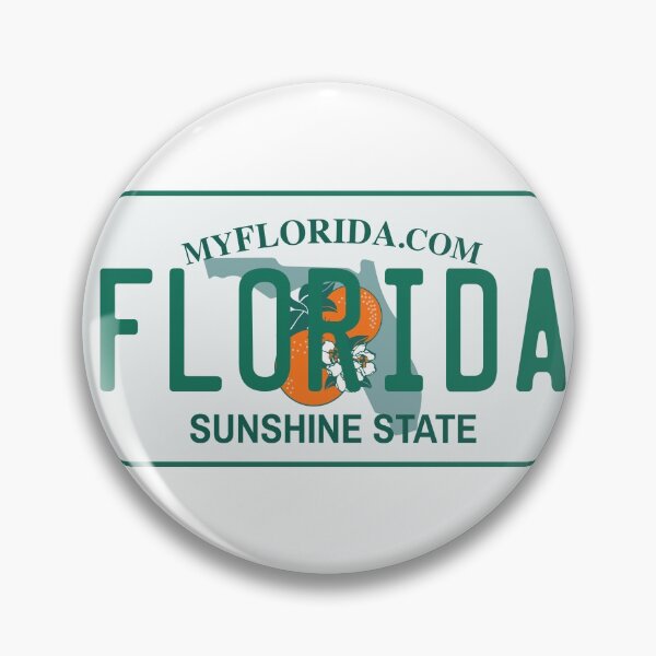 Item preview, Florida License Plate designed and sold by Avery Brown Design.