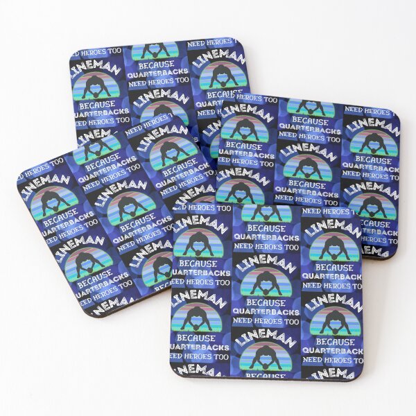 Item preview, Lineman Because Quarterbacks Need Heroes Too   designed and sold by WoodburyLake.