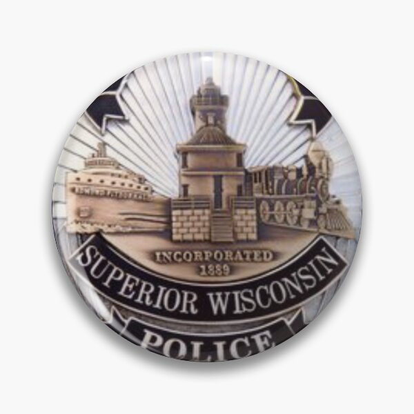 Item preview, Superior Wisconsin Police Badge designed and sold by Lawrence Baird.