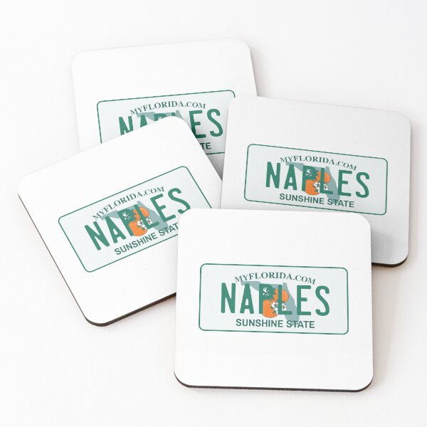 Item preview, Naples, Florida License Plate designed and sold by Avery Brown Design.