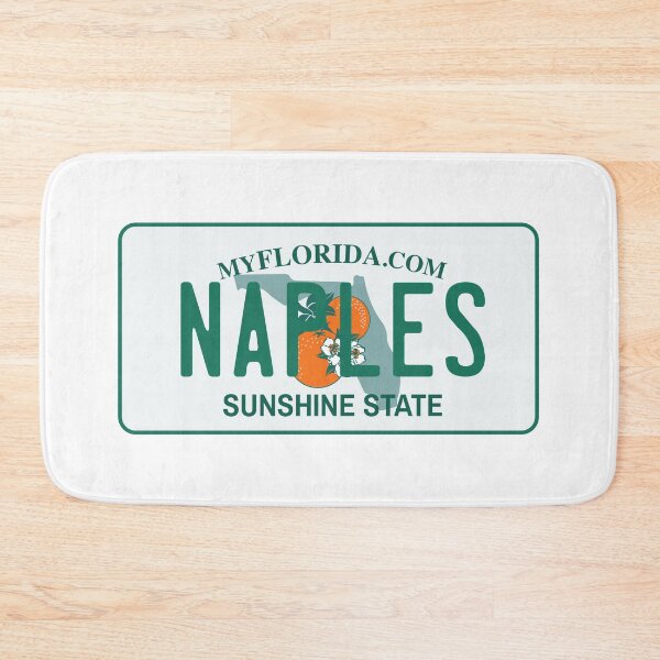 Item preview, Naples, Florida License Plate designed and sold by Avery Brown Design.