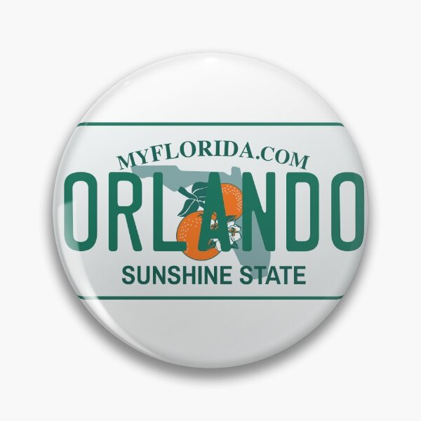 Item preview, Orlando, Florida License Plate designed and sold by Avery Brown Design.