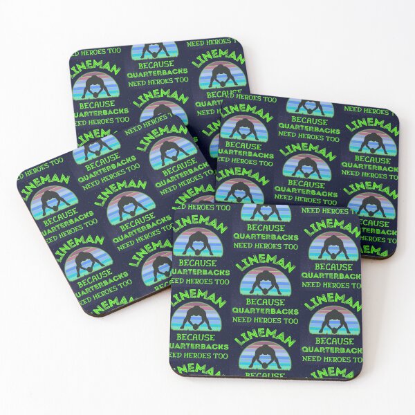 Item preview, Lineman Because Quarterbacks Need Heroes Too   designed and sold by WoodburyLake.