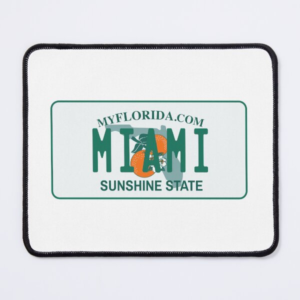 Item preview, Miami, Florida License Plate designed and sold by Avery Brown Design.
