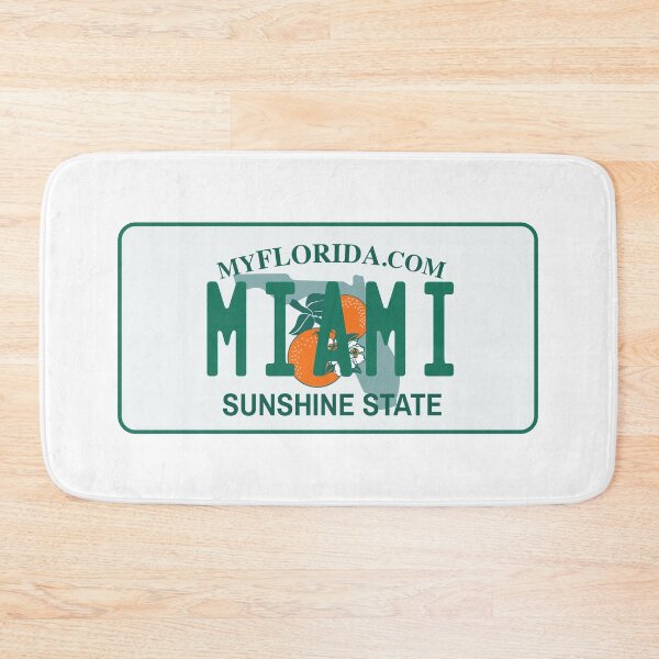 Item preview, Miami, Florida License Plate designed and sold by Avery Brown Design.