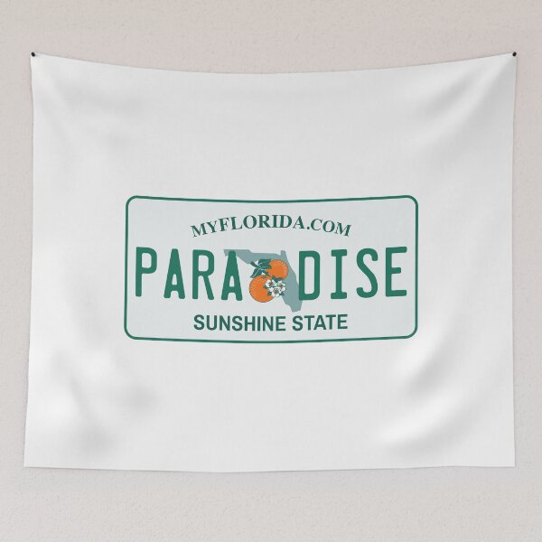Item preview, Florida License Plate - Paradise designed and sold by Avery Brown Design.