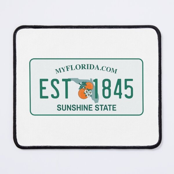 Item preview, Florida License Plate Est. 1845 designed and sold by Avery Brown Design.