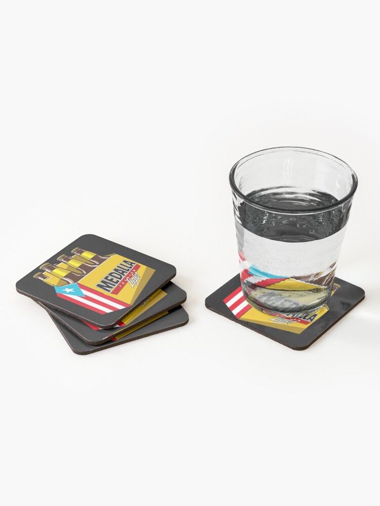 Medalla Light Six Pack Coasters (Set of 4)