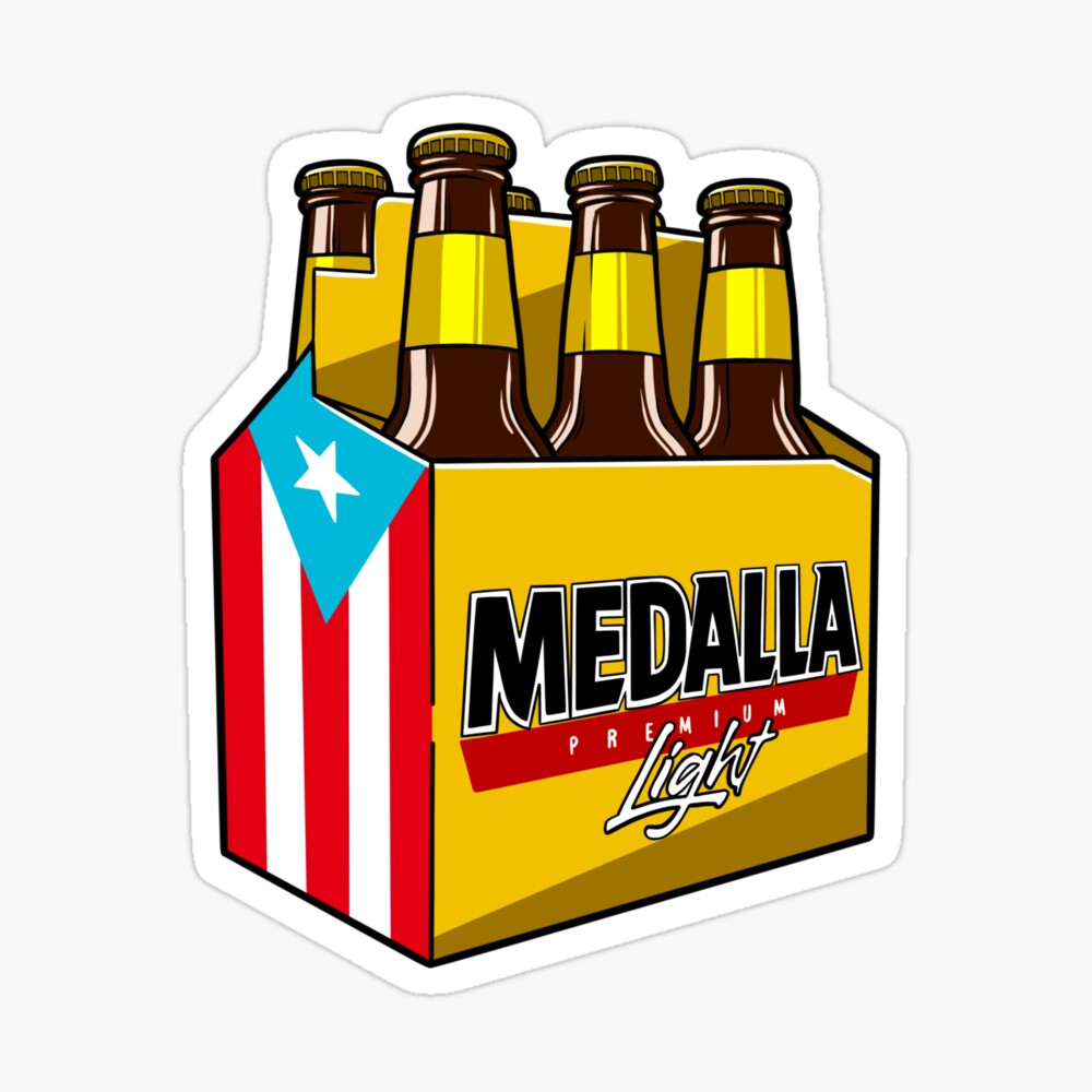 Medalla Light Six Pack Coasters (Set of 4)