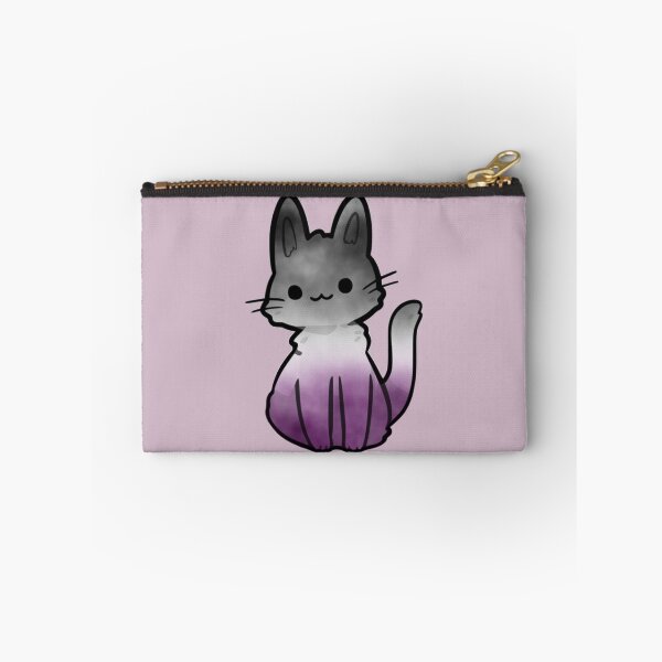 Item preview, Asexual Watercolour Cat Subtle Abstract Pride Flag designed and sold by cashewdays.