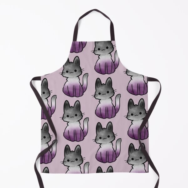 Item preview, Asexual Watercolour Cat Subtle Abstract Pride Flag designed and sold by cashewdays.
