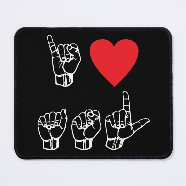 Item preview, I Love American Sign Language I Heart ASL designed and sold by ASLstyles.