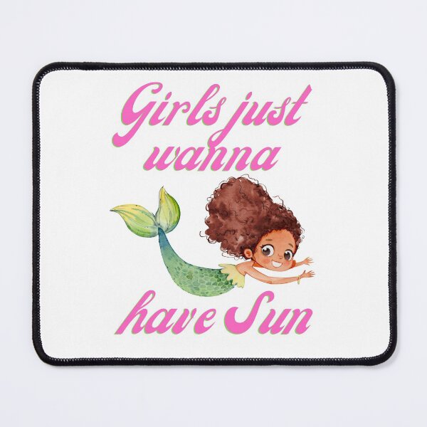 Item preview, Girls Just Want To Have Sun Brown Hair  designed and sold by Vibbin4Life33.