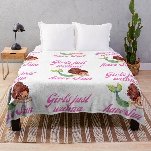 Item preview, Girls Just Want To Have Sun Brown Hair designed and sold by Vibbin4Life33.