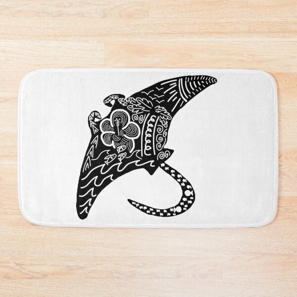 Item preview, Hibiscus Manta Ray designed and sold by Finnzilla.