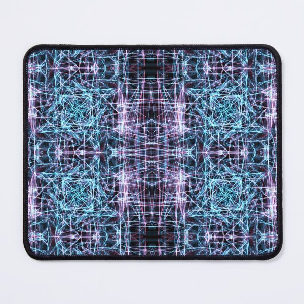 Item preview, Liquid Light Series #69 ~ Blue and Red Abstract Fractal Pattern designed and sold by Ascension Vibrations.