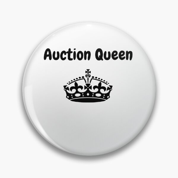 Item preview, Auction Queen with Crown Funny Statement for Auction Queens Everywhere. designed and sold by Craftynistia.