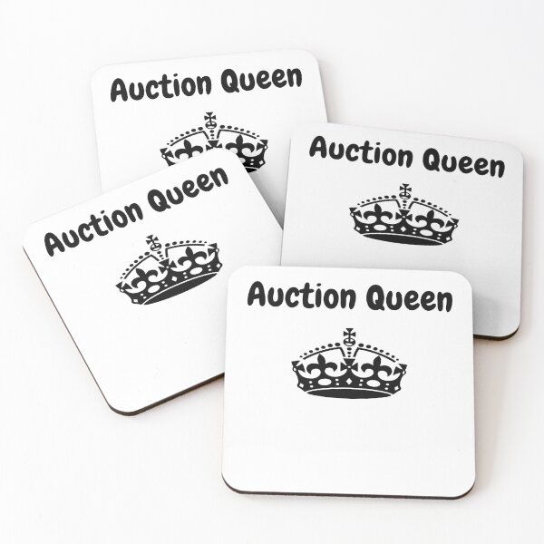 Item preview, Auction Queen with Crown Funny Statement for Auction Queens Everywhere. designed and sold by Craftynistia.