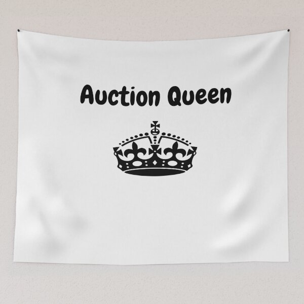 Item preview, Auction Queen with Crown Funny Statement for Auction Queens Everywhere. designed and sold by Craftynistia.