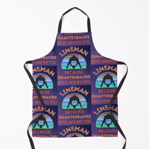 Item preview, Lineman Because Quarterbacks Need Heroes Too   designed and sold by WoodburyLake.