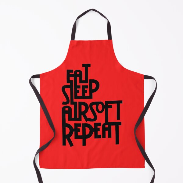 Item preview, Red Eat.Sleep.Airsoft.Repeat - #2 - Black - Morale Collectable Airsoft - Airsoft Loadout Design designed and sold by AirsoftBD.