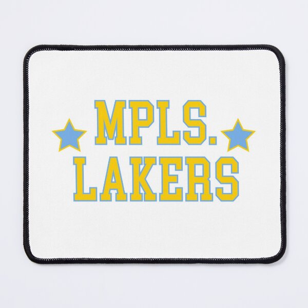 Vintage 70's-Styled Basketball Decal - Minneapolis Lakers (Yellow) - Los  Angeles Lakers - T-Shirt