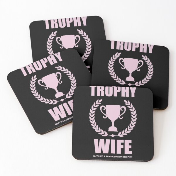 Item preview, Trophy Wife But Like A Participation Trophy Women Funny Wife T-Shirt designed and sold by spolayastore.