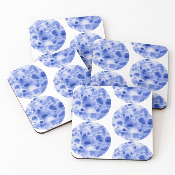 Item preview, Blue travertine (circle) designed and sold by FJBourne.