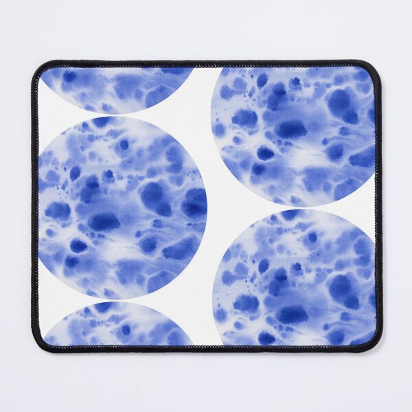 Item preview, Blue travertine (circle) designed and sold by FJBourne.